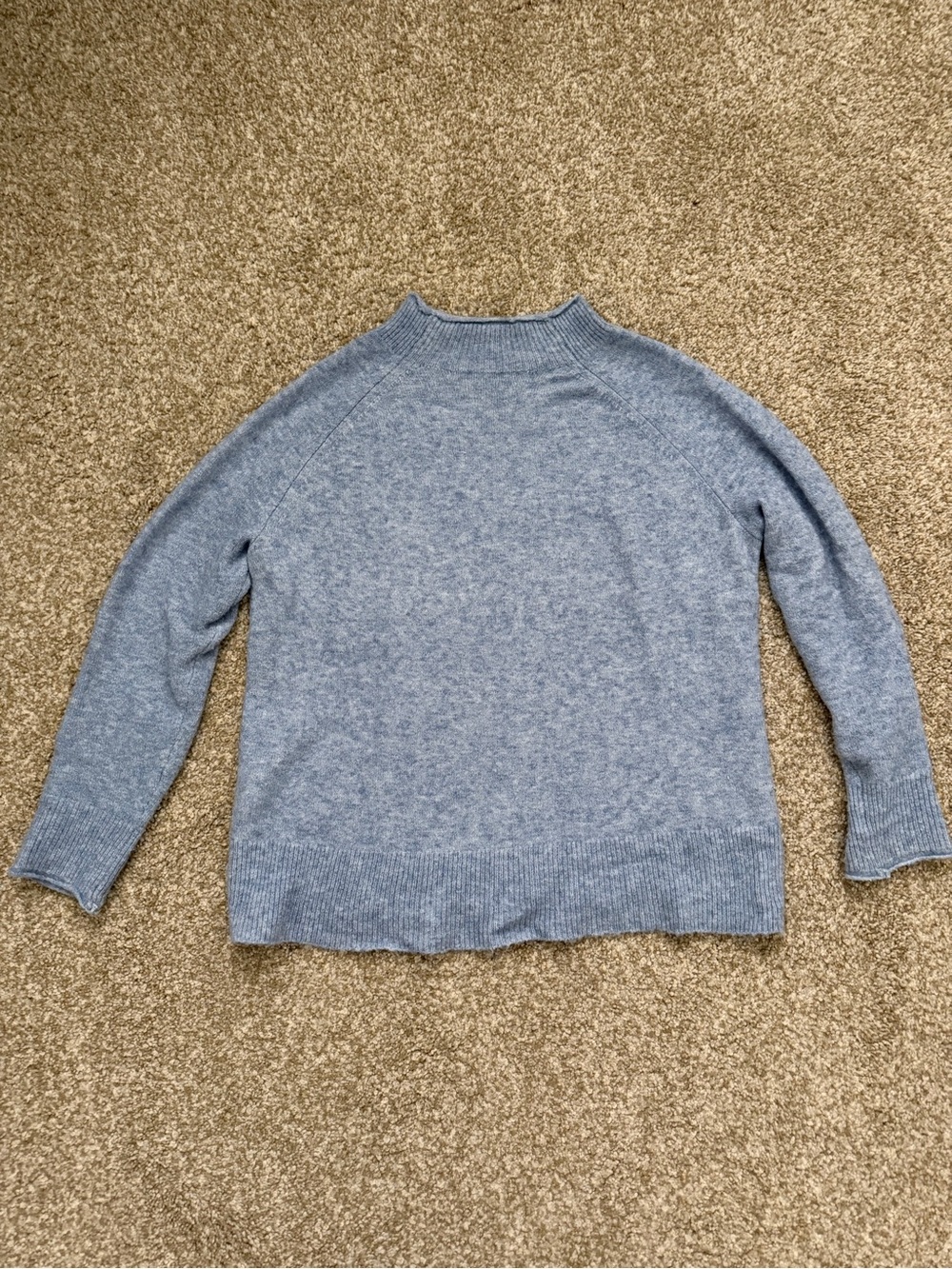 J. Crew Mock Neck Raglan Sweater